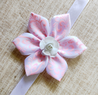 Náramok pre družičku Folk ružový